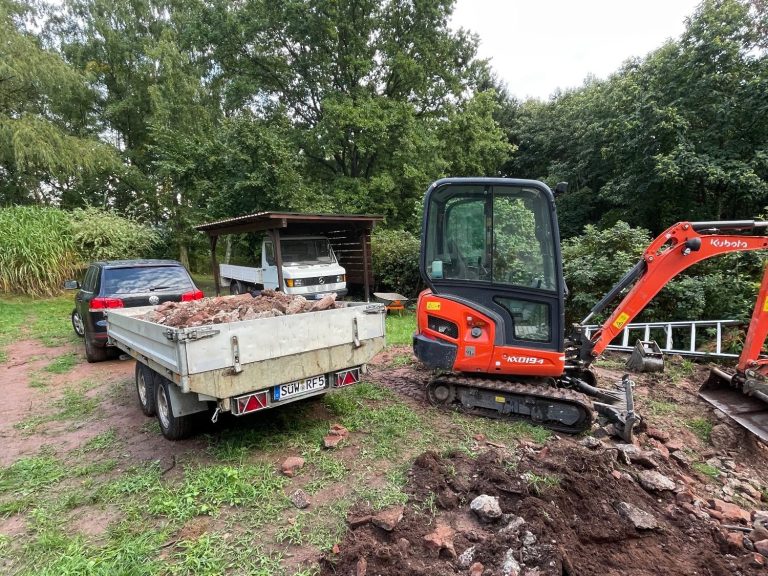 Erdarbeiten in Annweiler