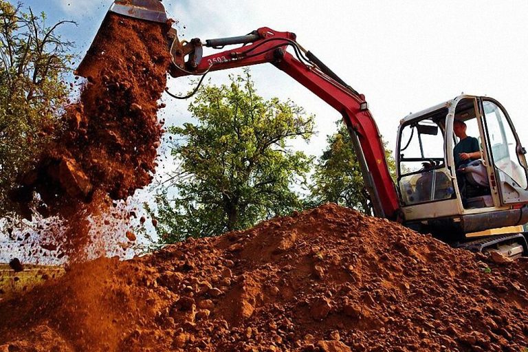 Erdarbeiten, Baggerarbeiten